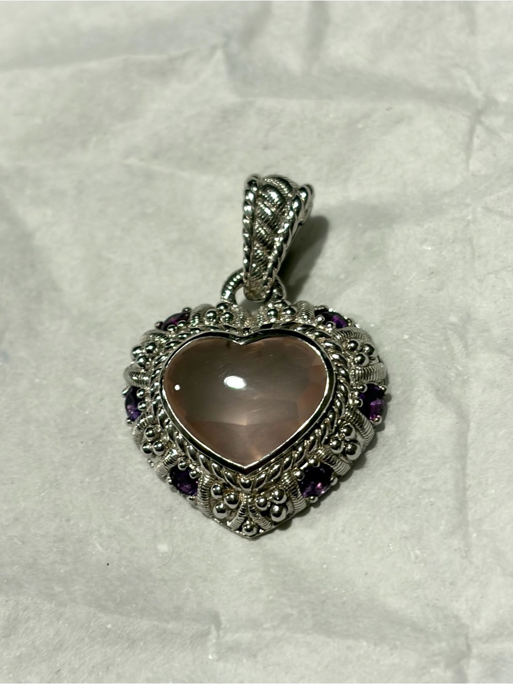 Judith Ripka Heart Pendant